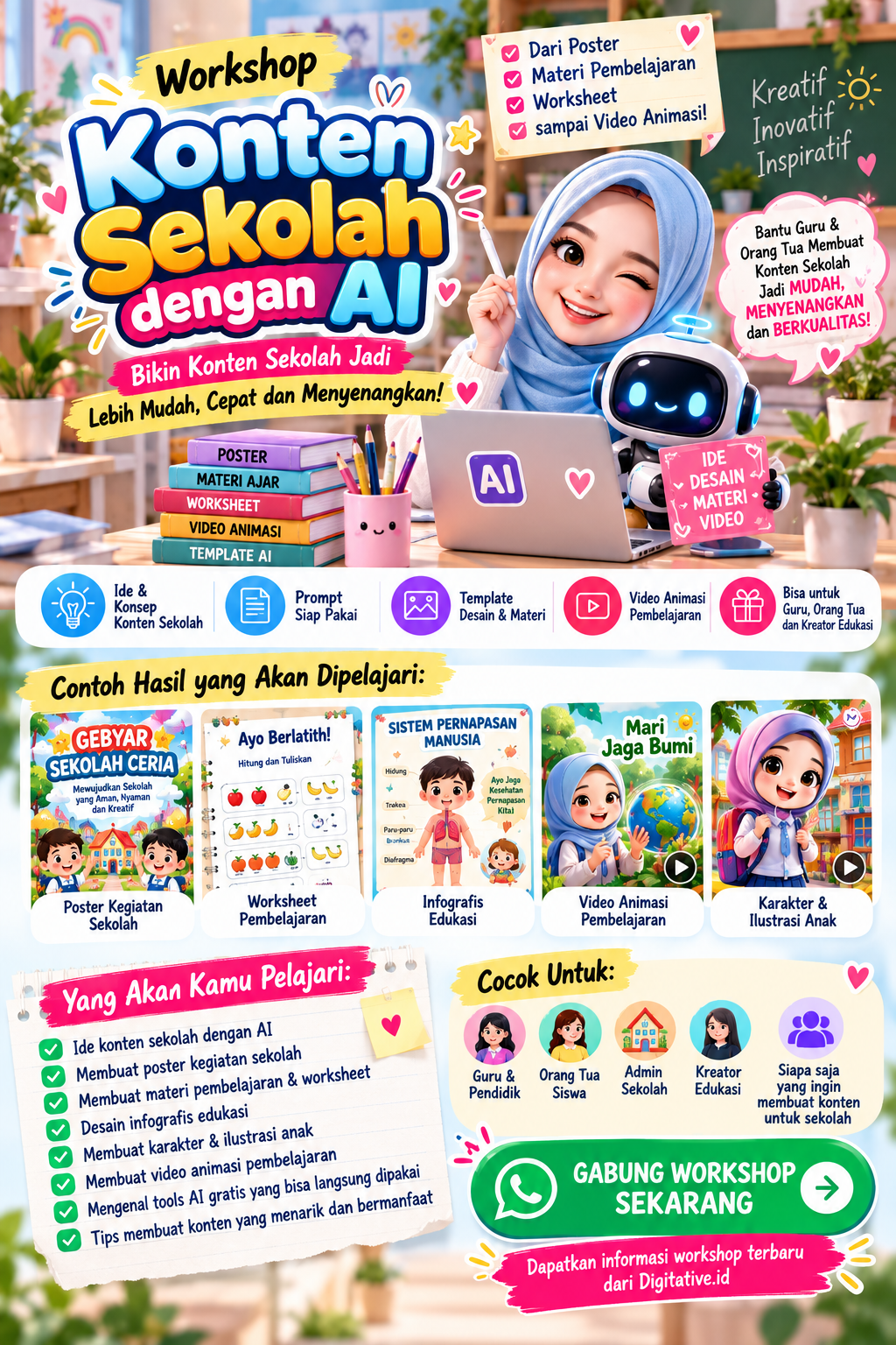 Konten Sekolah dengan AI