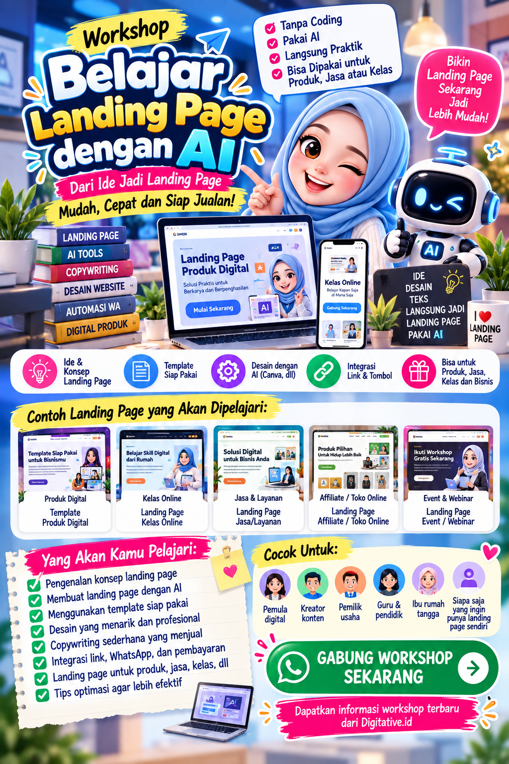 Landing Page dengan AI